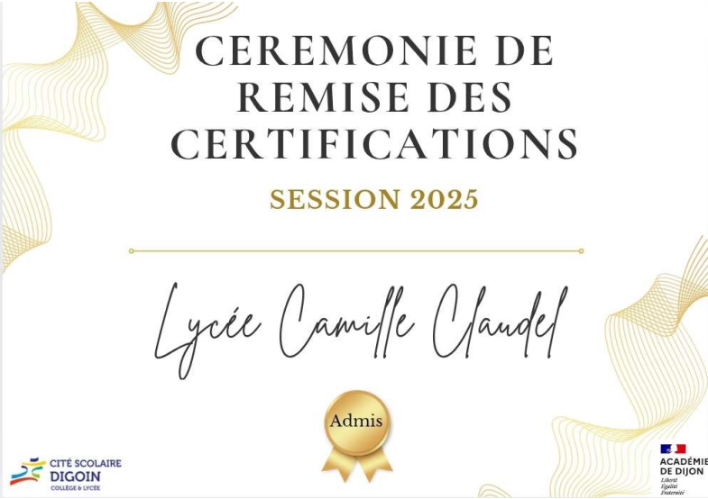 Remise de diplômes collège et lycée